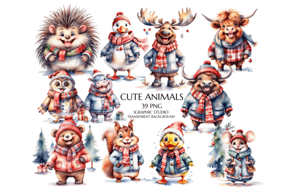 Download Winter Woodland Animals Clipart - Woodland animals clipart Collection
