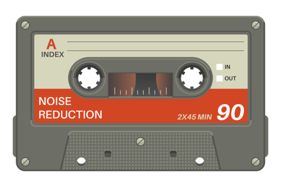 Download Audio Tape Plastic Cassette with Color L - Set Collection
