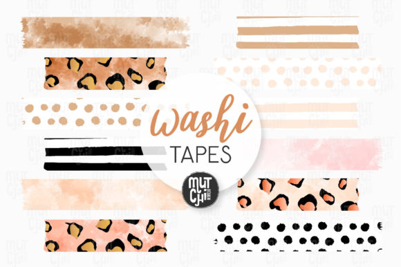 Download Boho Animal Washi Tapes Cliparts - Animal washi tapes Collection