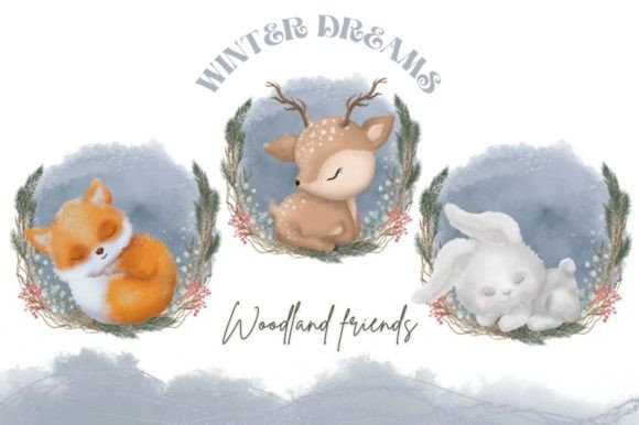 Download Winter Woodland Animals Clipart - Woodland animals clipart Collection