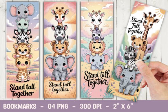 Download Cute Forest Animals Bookmark Sublimation - Cute forest animals Collection