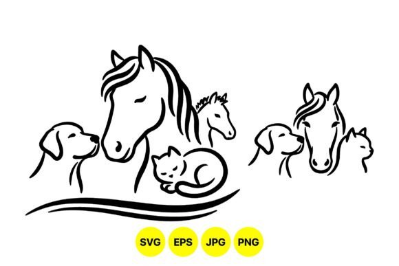 Download Minimalist Animal Line Art Set - Set Collection