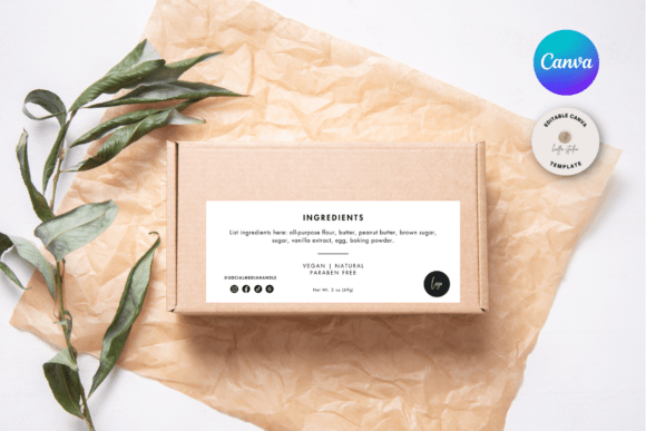 Download Minimalist Ingredient Label Template - Ingredient Collection