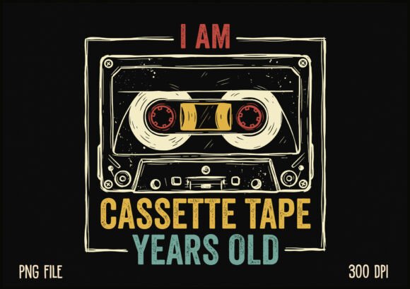 Download I Am Cassette Tape Years Old 90s Shirt - Set Collection