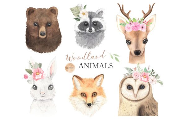 Download Watercolor Woodland Animals Clipart - Woodland animals clipart Collection